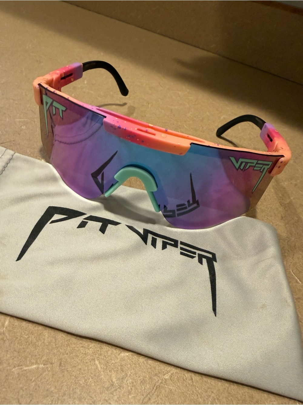 Pit Viper pink sunglasses